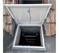 Coperchi di Uscita in Lega di Uscita in Lega/Cantine in Alluminio con Molle a Gas - Portello di Accesso al Tetto in Metallo - 50 58 62 70 74 82 90 94 100 cm Piatto di Fuga del Tetto Verso l'Alto