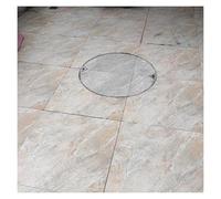 Coperchi e telai per pozzetti incassati, Chiusino e telaio rotondi in acciaio inossidabile da 36", coperchi for porte di ispezione incassati