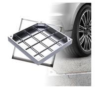 Coperchi e telai per pozzetti incassati, Copertura invisibile for bacino di scarico delle acque luride dal design ad incasso, ideale for la pavimentazione del vialetto esterno(700x700mm/27.5x27.5in)