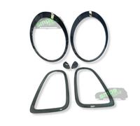 Coperchi Fari Anteriori E Posteriori Per MINI R59 Roadster, Nero Lucido, XENON
