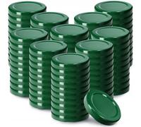 Coperchi filettati KADAX fi53 mm, per barattoli, 100 pezzi, verde
