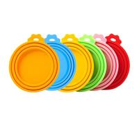 Coperchi in latta per cibo per cani, coperchi per barattoli di latta, coperchi per alimenti per cani, set di 3 coperchi in silicone per lattine per animali domestici, lavabili in lavastoviglie