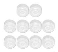 Coperchi in plastica da 55 mm per bottiglie d'acqua compatibili con la maggior parte dei contenitori con chiusura a scatto, tra cui brocche da 5 galloni (bianco)