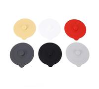 Coperchi in Silicone, Copribicchieri in Silicone Copribicchiere Universale Rotondo Antipolvere 6 Pezzi Coperchi per Bicchieri Vino in Silicone 9,5 Cm Rosso Giallo Bianco