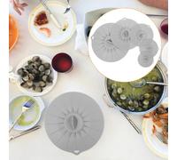 Coperchi in Silicone Pentole Coperchio Riutilizzabile Della Ciotola Microonde