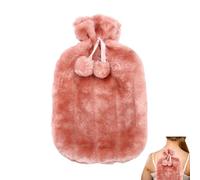 Coperchi isolati per bottiglie 'acqua calda, Copri bottiglia 'acqua calda in morbida pelliccia sintetica da 2 litri, Copertina morbida per bottiglia d'acqua Copertina morbida per borsa 'acqua Solo per