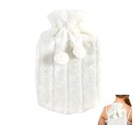 Coperchi isolati per bottiglie 'acqua calda,Copri bottiglia 'acqua calda in morbida pelliccia sintetica da 2 litri | Borraccia Softcover Per Caldo Freddo 6-8 Ore Per Tenere Al Caldo Aiuta Ad Alleviare