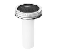 Coperchi Luci per Barattoli | Ricambio Luci Energetiche a Energia Solare,Impermeabile 600mAh Bocca Larga Illuminazione Esterna Paesaggio Per Giardino Cortile Patio Viali Feste Notturne