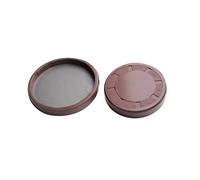 Coperchi paraolio estremità albero tipo EC da 2 pacchi, diametro esterno 120 mm, altezza 10-12 mm, for riduttori e scatole del cambio(Fluorine Rubber,120x10mm)