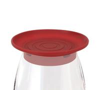Coperchi per Bicchieri da Vino con Vassoio per Stuzzichini,Coperchio in Silicone per Bicchieri da Vino,da Servizio per Degustazione Vini - Per Ospiti Party Intrattenitori Eventi Raduni