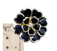 Coperchi per bottoni a forma di fiore per le donne, decorazione dell'abbigliamento vintage, elegante e fantasia, da fare da soli, originale | Coperchio del bottone per polsini delle camicette da donna