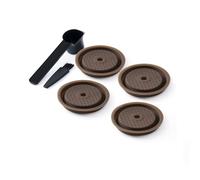 Coperchi per Capsule di Caffè da 4 Pezzi, Tappi nel Silicone Alimentare per7741