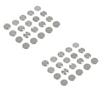 Coperchi Per Fori Adesivi In PVC Metallico 13Mm X20 Per Mobili