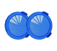 Coperchi per germogliare per 2 barattoli, guarnizione in silicone e flusso d'aria efficiente per una coltivazione di verdure di successo (blu)