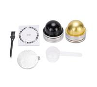 Coperchi per guarnizioni in alluminio universali, 20pc Capsule Coffee Capsule Capsule Capsule in alluminio con adesivi per guarnizioni autoadesiva con cuscinetto adesivo a barre