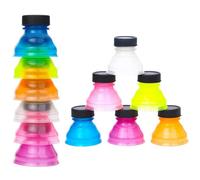 Coperchi per lattine di bibite gassate, riutilizzabili, utili tappi a scatto per bottiglie di coca cola, birra, bevande energetiche, bevande gassate, colore casuale