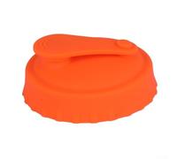 Coperchi per lattine di birra e cola, design in morbido silicone per una tenuta a prova di perdite e una facile applicazione (arancione)