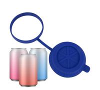 Coperchi per lattine di soda, tappi per bevande in silicone, diametro 5,6 cm, riutilizzabili, antipolvere, facili da aprire, lavabili in lavastoviglie, cinema, festival musicali, camper, viaggi su