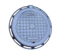 Coperchi per tombini in ghisa Resistente - Coperchi di Scarico sicuri e antifurto per Uso Esterno, Perfetti per parcheggi e Strade comunali, Diametro 60 cm (24 Pollici).