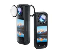 Coperchi Puluz per Insta360 X5 Vetro Temperato 9H Trasparenti