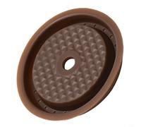 Coperchi riutilizzabili in silicone per capsule VertuoLine, sigilli per cialde di caffè per uso alimentare, resistenti al calore, riutilizzabili, con cucchiaio e pennello, marrone (1 pezzo)
