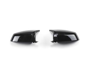 Coperchi Specchio Set Nero Lucido Per BMW 5 Serie E60 E61 LCI 2007-2009