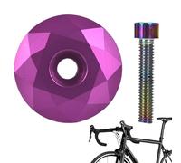 Coperchi Superiori per Gambo Anteriore, Copertura per Ciotola Bici da Strada - Tappi Superiori sicuri e Antiscivolo per Auricolari, da Ciclismo Resistenti,