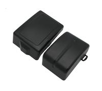 Coperchio a batteria laterale Coperchio Laterale B Copri-telaio Laterale Per Batteria, Nero, Per Moto, Adatto Per Harley Dyna Street Fat Bob Super Glide Wide Glide Switchback FLD FXD(Matte Black)