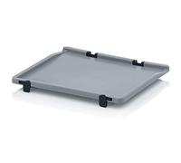 Coperchio a cerniera per contenitore Auer Euro 40 x 30 * Coperchio ribaltabile per Eurobox 40 x 30