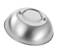 Coperchio A Cupola A Piastra - Coperchio Di Basamento Grill Superiore, Strumento Di Fusione A Vapore Pesante | Dome Hamburger In Acciaio Inossidabile, Scudo Di Controllo Del Calore, Accessorio