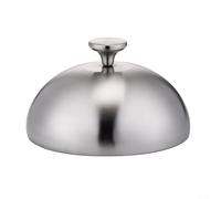 Coperchio a cupola in acciaio inox, per cucinare in interni ed esterni, protegge i pasti dagli insetti e mantiene il cibo caldo per una migliore presentazione culinaria (26 cm)