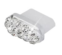 Coperchio A di Ricarica - 0,33x0,24 Pollici di Tappo Antipolvere di Tipo C USB, Coperchio della Porta di Carica del Telefono Crystal, Protezione di Sporcizia del Telefono Cellulare per Esterno U