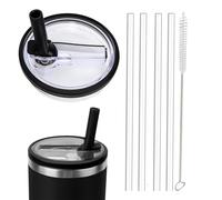 Coperchio a prova di perdite per Stanley Cup, 1 confezione da 850 ml, coperchio di ricambio adatto per Stanley Quencher H2.0 0,89 L, non adatto a IceFlow 0,89 L, set di coperchi riutilizzabili con 4