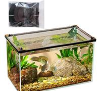 Coperchio A Rete Per Fai-da-te Acquario,Copertura Anti-salto Regolabile Con Cornice,Coperchio A Rete Tagliabile Per Acquari Da 10 A 55 Galloni,Previene La Fuga Dei(90x50CM/35.43x19.69in)