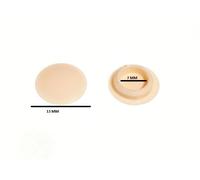 Coperchio A Vite Push Fit Marrone No. 6 E No. 8 ( Confezione 2000 )