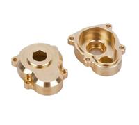 Coperchio Alloggiamento Trasmissione Rame 2Pezzi Per RGT EX86190 1/10 RC | Aggiornamenti per auto RC, il coperchio dell'alloggiamento trasmissione in rame offre protezione Ricambi