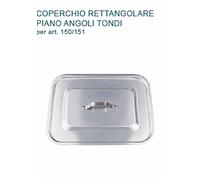 COPERCHIO ALLUMINIO cm 40 X28 PER ROSTIERA Manico Professionale Pentole Agnelli