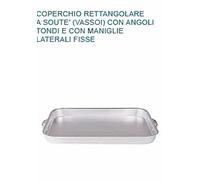 COPERCHIO ALLUMINIO cm 60X40X3,5H a Souté Vassoio Professionale Pentole Agnelli
