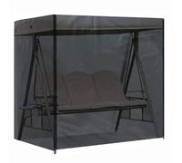 Coperchio Altalena Da Giardino, In Tessuto Pesante Impermeabile Oxford Tessuto Antivento Anti-uv, Grande Copertina Per Amaca Con Zip, Per Patio Per Sedia Esterna Hammock-bla(Size:86.6inX59.8inX66.9in)