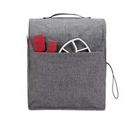 Coperchio antipolvere for miscelatore da cucina 36x24x36 cm con accessori maniglia superiore for 4,5 quarti 5 quarti grigio chiaro lavabile in lavatrice