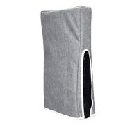Coperchio antipolvere per console compatibile con PS5 Pro, custodia antipolvere manica filtro guscio morbido protettivo verticale protezione antipolvere per console di gioco (solo custodia) (grigio)