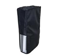 Coperchio antipolvere per console compatibile con PS5 Slim, antipolvere Custodia manica filtro guscio morbido protettivo antipolvere guardia (solo caso) (Verticale in tessuto Oxford nero)