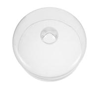Coperchio antispruzzo in vetro for microonde da 9x6,7 pollici, coperchio temperato trasparente for piatto for torta a forma di cupola