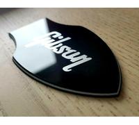 COPERCHIO ASTA TRALICCIO GIBSON Flying V NERO con LETTERA ARGENTO