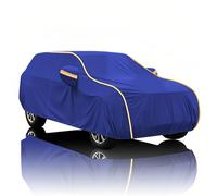 Coperchio auto impermeabile Tutto il giorno, per Honda Jazz GK, Coperture complete per auto pioggia neve UV Protezione Oxford all'aperto Interno Cerniera destra Tasca con specchio