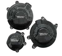 Coperchio Basamenti Motore PER HONDA CBR500R CB500F CB500X 2019 2020-2023 Motore Del Motociclo Frizione Pompa Acqua Kit Di Copertura Protettiva Coperchio Frizione Moto ( Color : Carbon fiber texture )