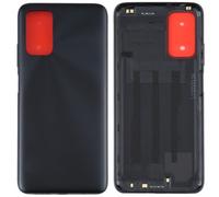COPERCHIO BATTERIA PER XIAOMI REDMI 9T RICAMBIO POSTERIORE GRIGIO CARBONIO NERO