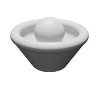 Coperchio Beccuccio Bordi Arrotondati per Chemex Caffettiera Pour Over 3D