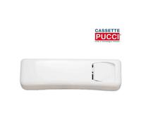 Coperchio bianco con 1 pulsante per cassette wc Pucci Viva 80003120