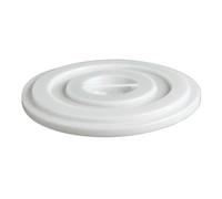 Coperchio Bianco per Bidone Industriale Plastica PP 50 - 100 lt Mobil Plastic